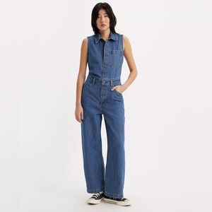 Levi’s Sleeveless Denim Jumpsuit in color Mastermind L